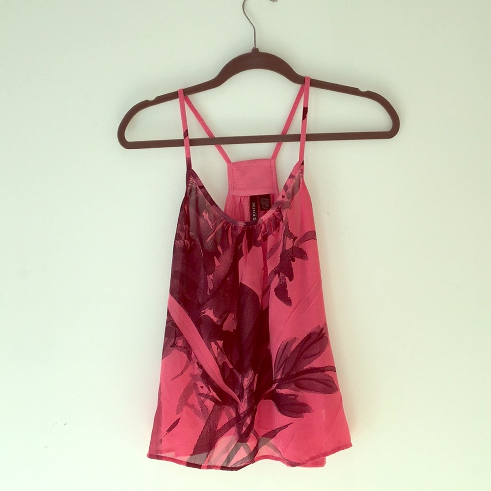 Coral tank top